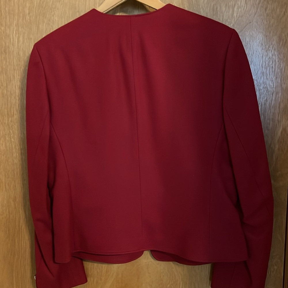 Vintage Pendleton Wool Red Blazer 12 - image 4